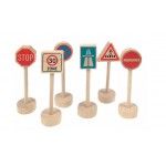 Semne de circulatie pentru trenulete si masinute din lemn